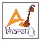 A logo of an Ad Bharati Advertising Agency logo based in Surat.